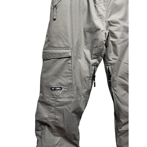 Ride Snowboard Pants Cell 10 Series Women's Size Small 10k Waterproof Gray - Picture 6 of 16